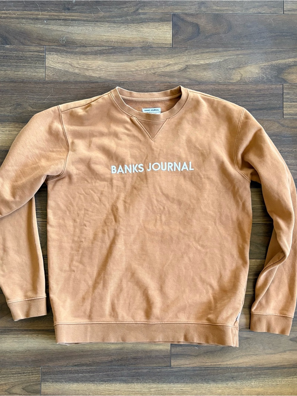 Banks Journal Men's Crewneck Sweatshirt in Orange